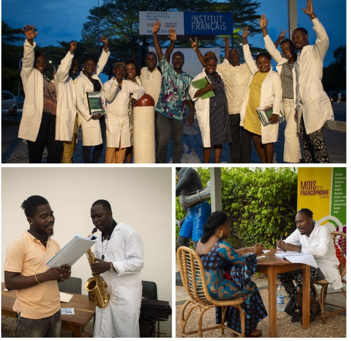 2è semaine des consultations poétiques au Bénin/ Mois de la francophonie 2024  : Okpara Culture célèbre la beauté de la langue Française et des langues Béninoises par l’esthétique de la poésie  (L’association propose une thérapie aux populations de Porto-Novo et de Cotonou par la poésie)