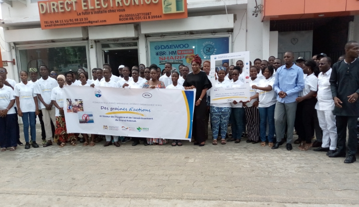 Journée Nationale de l&rsquo;Hygiène et de l&rsquo;Assainissement : Le RB/PMJE marque l’édition 2024 par une panoplie d’activités (Il innove en faveur du Grand Nokoué)