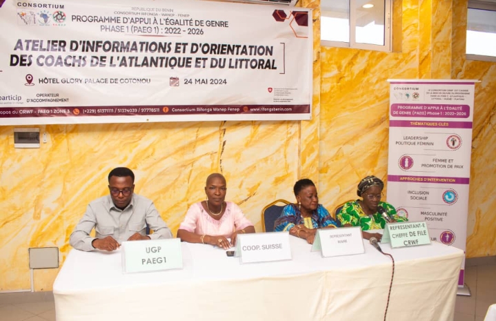 Programme d&rsquo;appui à l&rsquo;égalité du genre phase 1 : formation des coachs sélectionnés