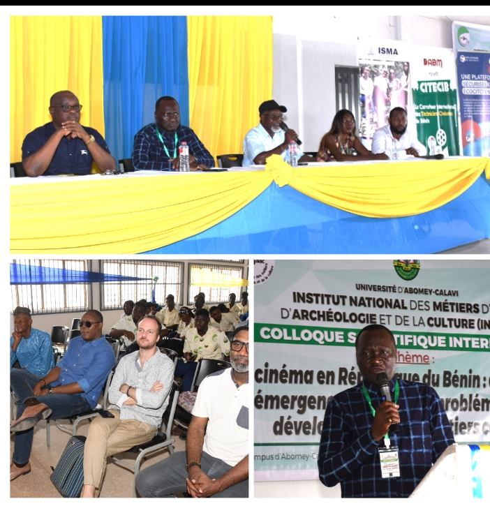 Colloque de l’INMAAC à UAC : 03 jours de réflexions scientifiques pour promouvoir l&rsquo;industrie cinématographique béninoise  -Un hommage mérité rendu aux premiers acteurs du cinéma au Bénin à l’ouverture