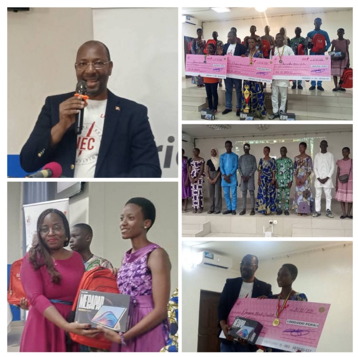 Promotion de l&rsquo;excellence en milieu scolaire : UBA Bénin prime les 12 finalistes du Concours national de dissertation