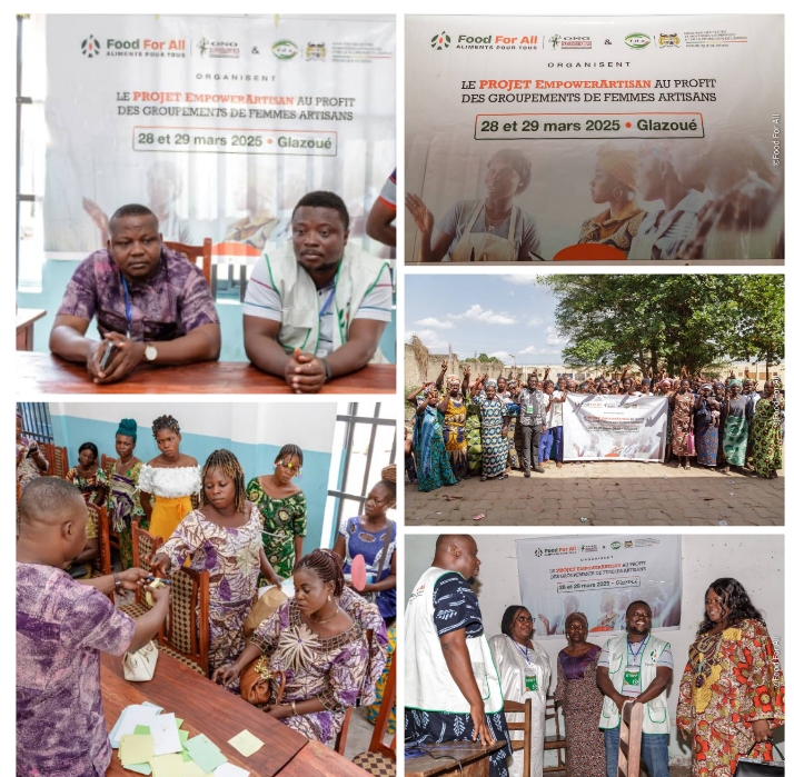 EmpowerArtisan : Food for All accompagne les femmes artisanes de Glazoué vers l&rsquo;autonomisation