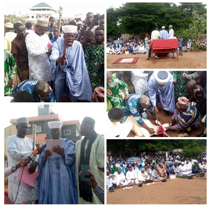 Tabaski 2025 à Abomey-Calavi  : Moutawakil Boukari appelle hommes et femmes au respect mutuel et à l’obéissance aux autorités  (Foi, sacrifice et cohésion dans les foyers abordés dans le sermon)