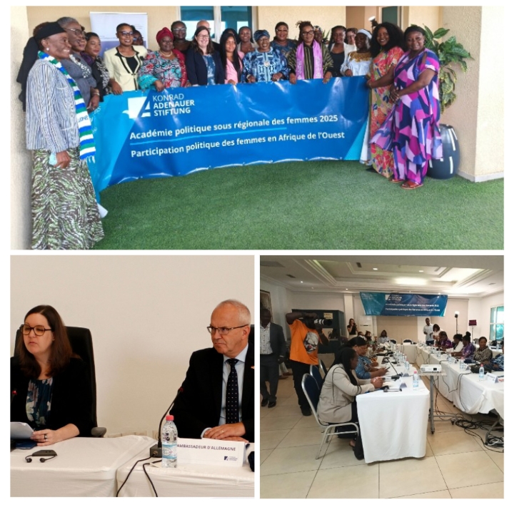 Dialogue politique en Afrique de l’Ouest  La KAS ouvre le dialogue régional à Cotonou et renforce la voix des femmes  (Elle dynamise la participation politique des femmes dans la sous-région)