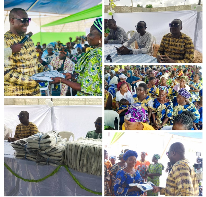 Lutte contre le paludisme : Philippe Hossou et les jeunes du BR offrent des moustiquaires aux femmes de Tori-Bossito