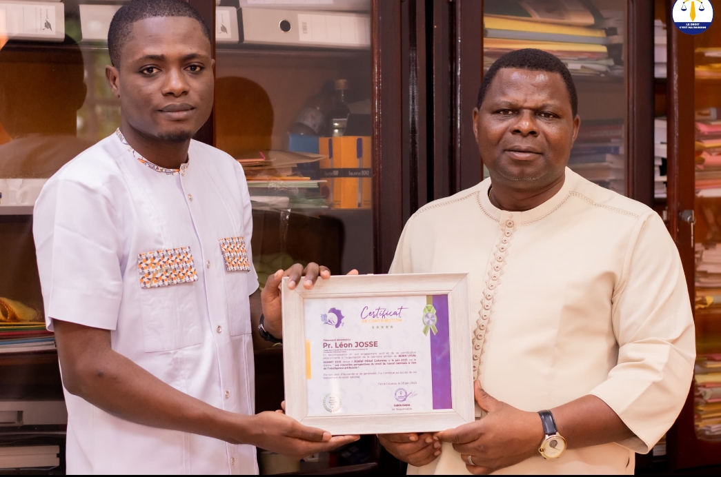 Benin Legal Summit 2026 : Le Professeur Léon JOSSE, Doyen de la FADESP, apporte son soutien stratégique à la 2e édition