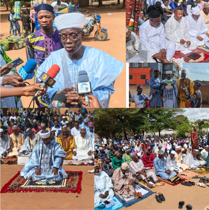 Fête de l’Aïd el-Fitr 2026: L’imam Moutawakil Boukari Malik salue les réalisations de Patrice Talon et appelle à l’unité nationale