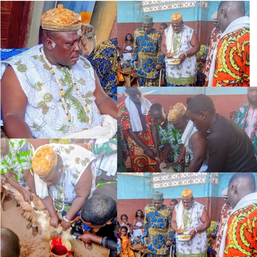 Traditions endogènes : Chez Hounnon-gan Kpodjiou Wide Min , le « LÉA-GBÔ » célébré dans la ferveur*  📍*Des prières pour les adeptes, le Chef de l’État et le peuple béninois*  📍Une célébration placée sous le signe de la reconnaissance, des bénédictions et de la communion